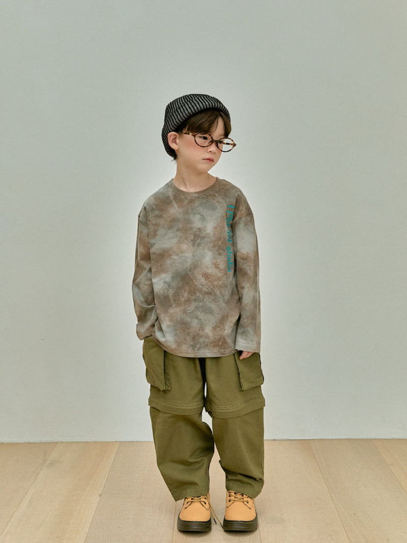 A-Market - Korean Children Fashion - #designkidswear - Box Water Pigment Tee - 2