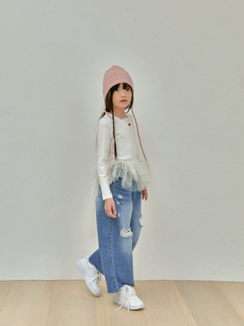 A-Market - Korean Children Fashion - #designkidswear - Ribbon Cancan Skirt - 12