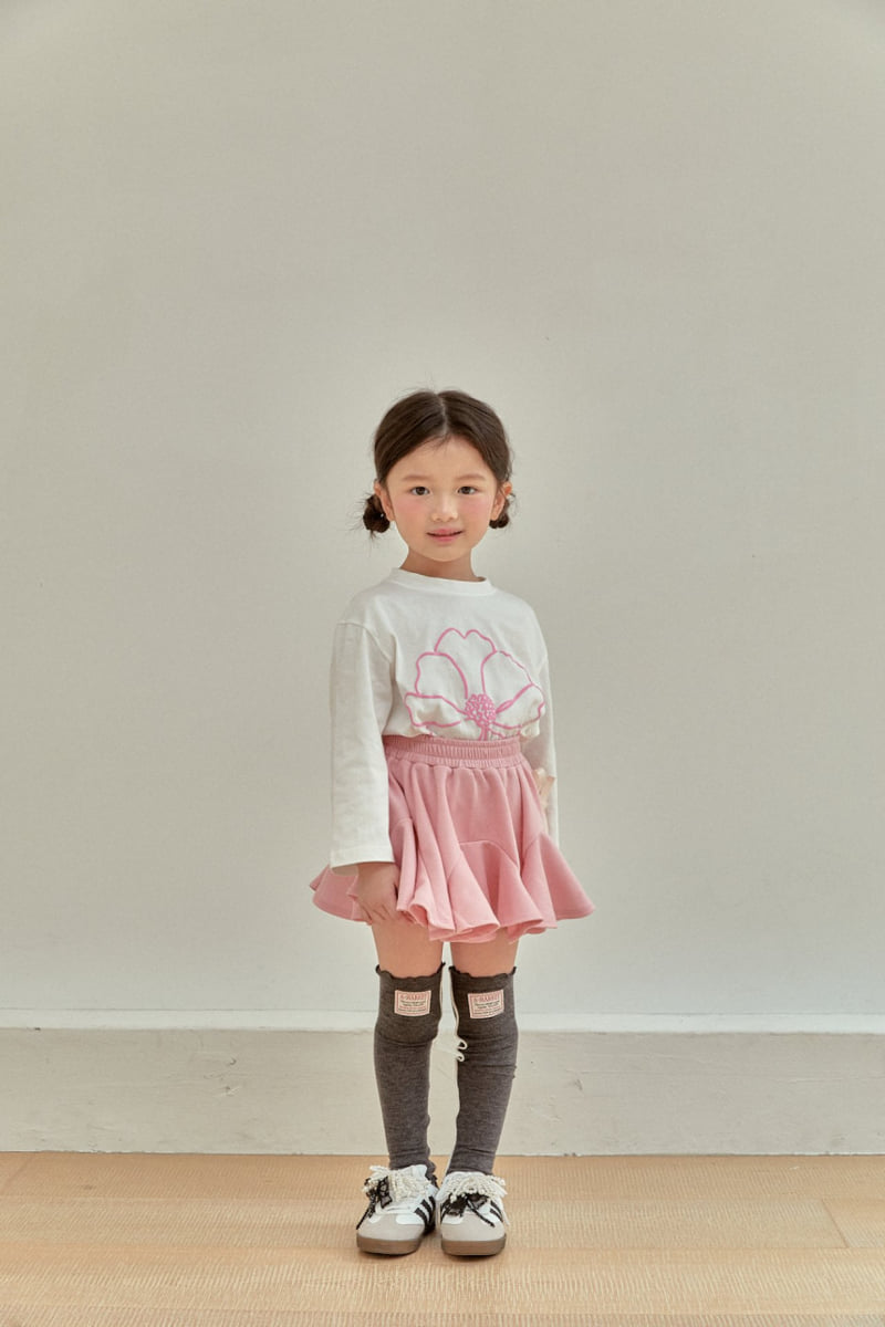 A-Market - Korean Children Fashion - #designkidswear - Hull Ribbon Skirt Leggings - 5