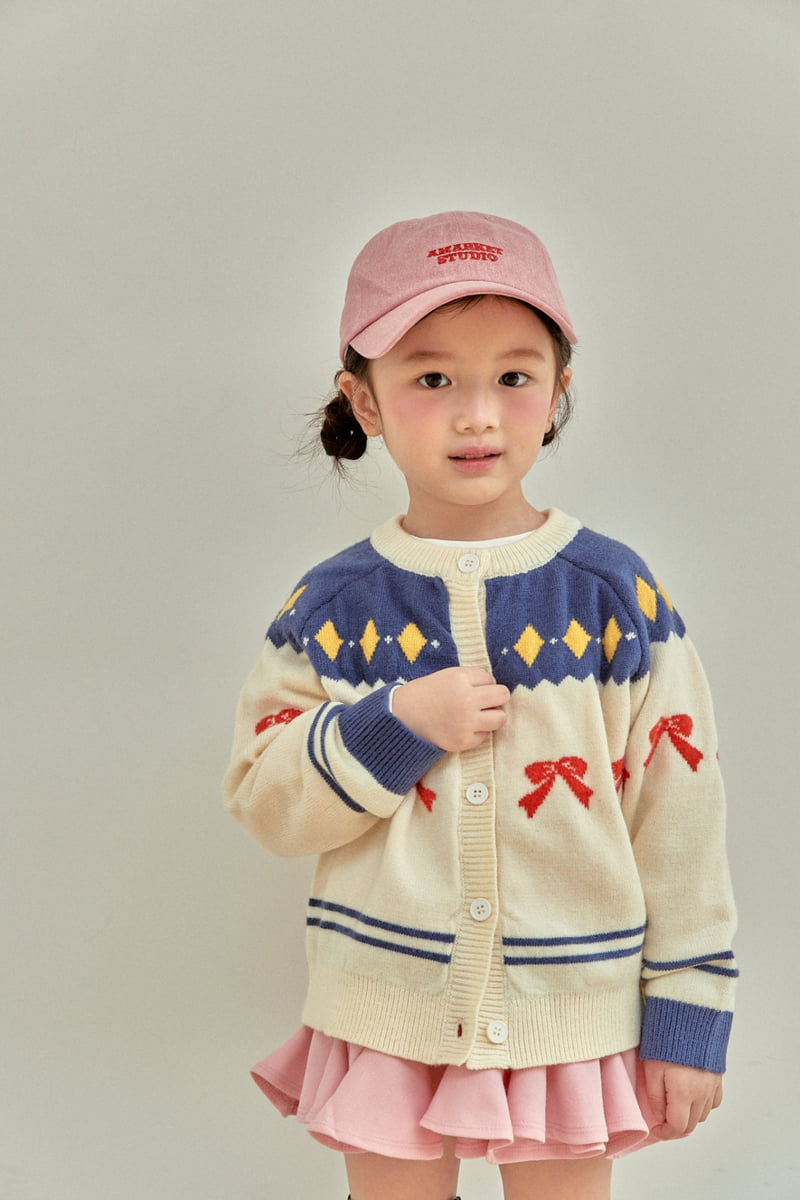 A-Market - Korean Children Fashion - #designkidswear - Knit Ribbon Cardigan - 3