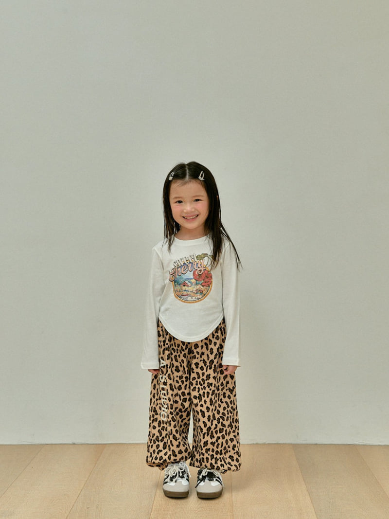 A-Market - Korean Children Fashion - #designkidswear - Leopard Jogger Pants - 5