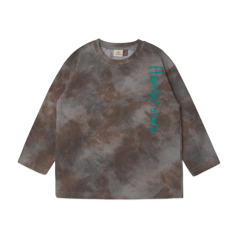 A-Market - Korean Children Fashion - #discoveringself - Box Water Pigment Tee - 3