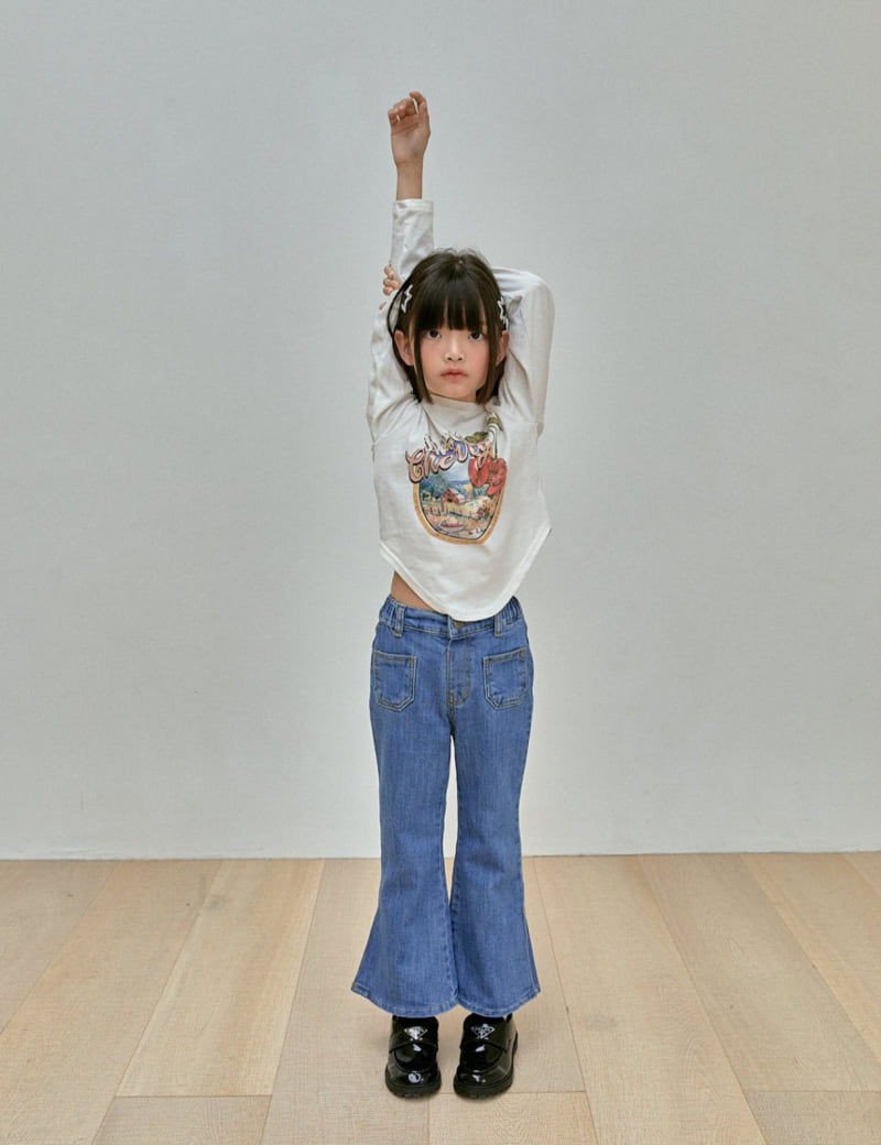 A-Market - Korean Children Fashion - #discoveringself - Cherry Cop Tee - 2