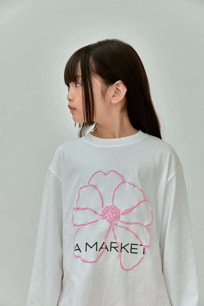 A-Market - Korean Children Fashion - #discoveringself - Flower A Long Tee - 11