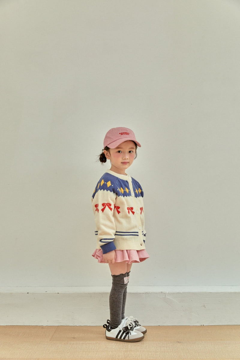 A-Market - Korean Children Fashion - #designkidswear - Knit Ribbon Cardigan - 4