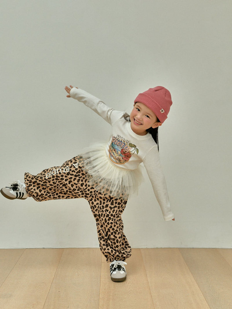 A-Market - Korean Children Fashion - #discoveringself - Leopard Jogger Pants - 6