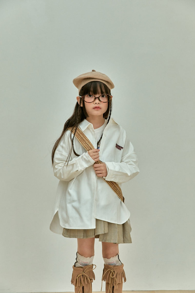 A-Market - Korean Children Fashion - #discoveringself - Unbalance Check Skirt - 11