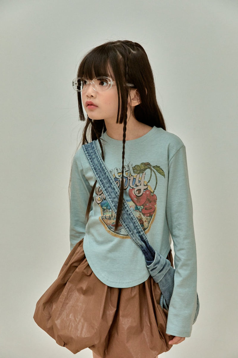 A-Market - Korean Children Fashion - #fashionkids - Cherry Cop Tee - 3