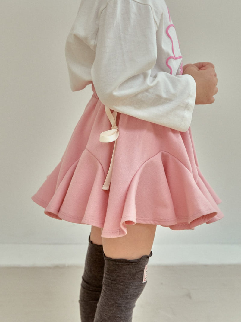 A-Market - Korean Children Fashion - #fashionkids - Hull Ribbon Skirt Leggings - 7