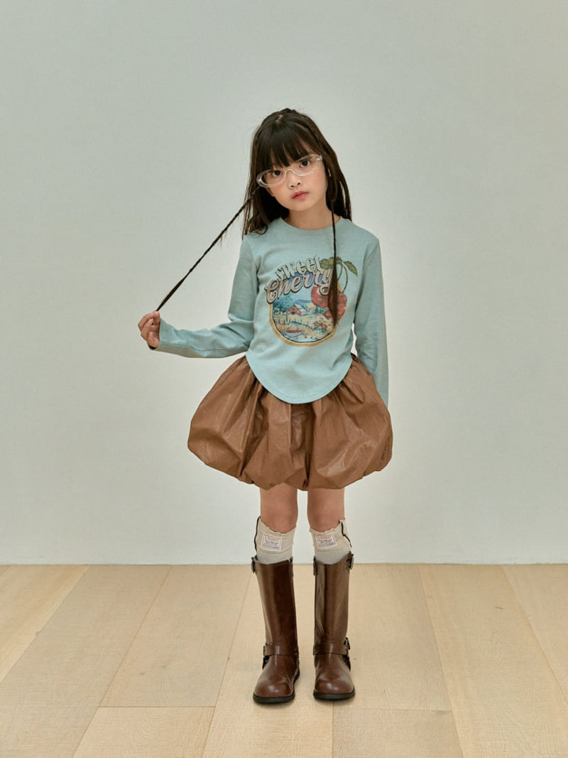 A-Market - Korean Children Fashion - #fashionkids - Cherry Cop Tee - 4