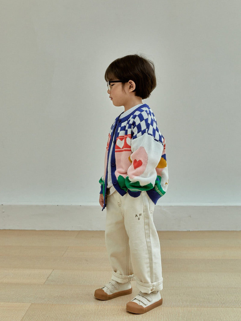 A-Market - Korean Children Fashion - #kidsshorts - Stitch Cotton Pants - 10