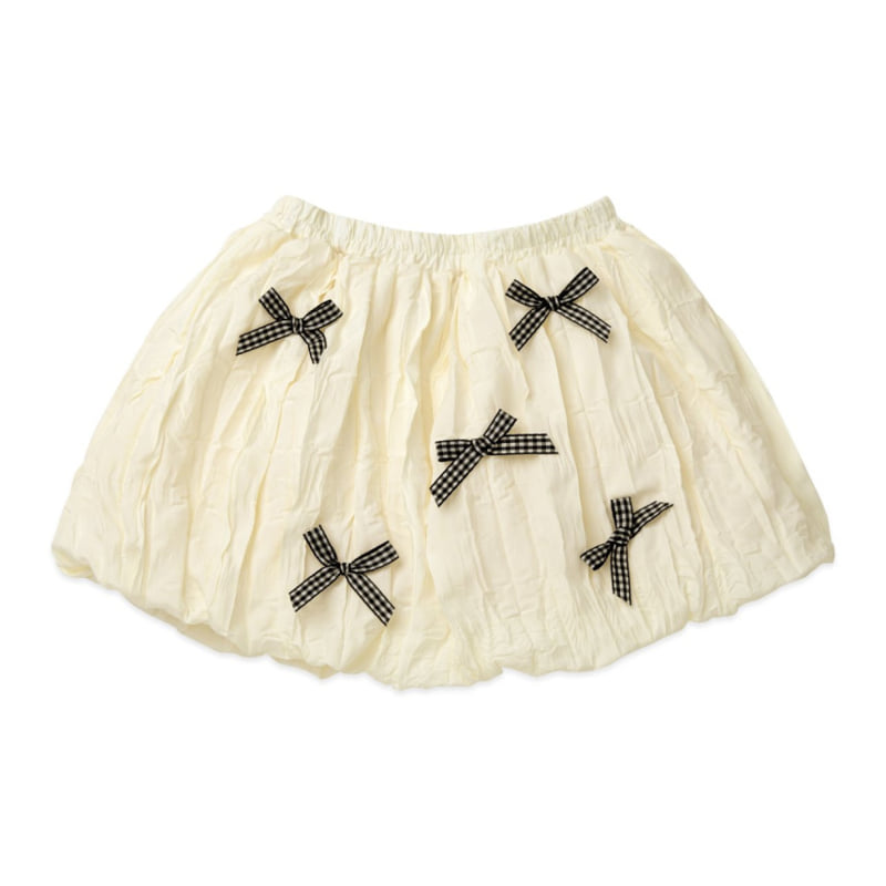 A-Market - Korean Children Fashion - #kidsstore - Ribbon Balloon Skirt