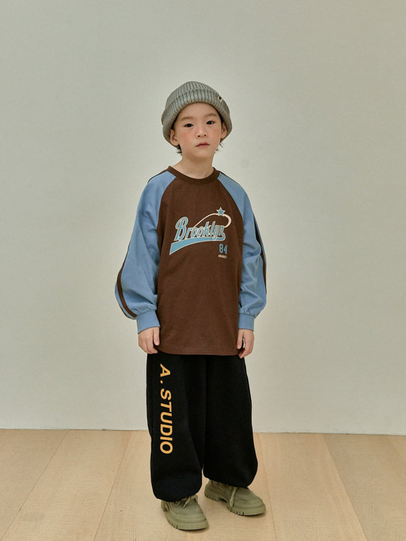 A-Market - Korean Children Fashion - #kidsstore - Colored Brooklyn Tee - 5