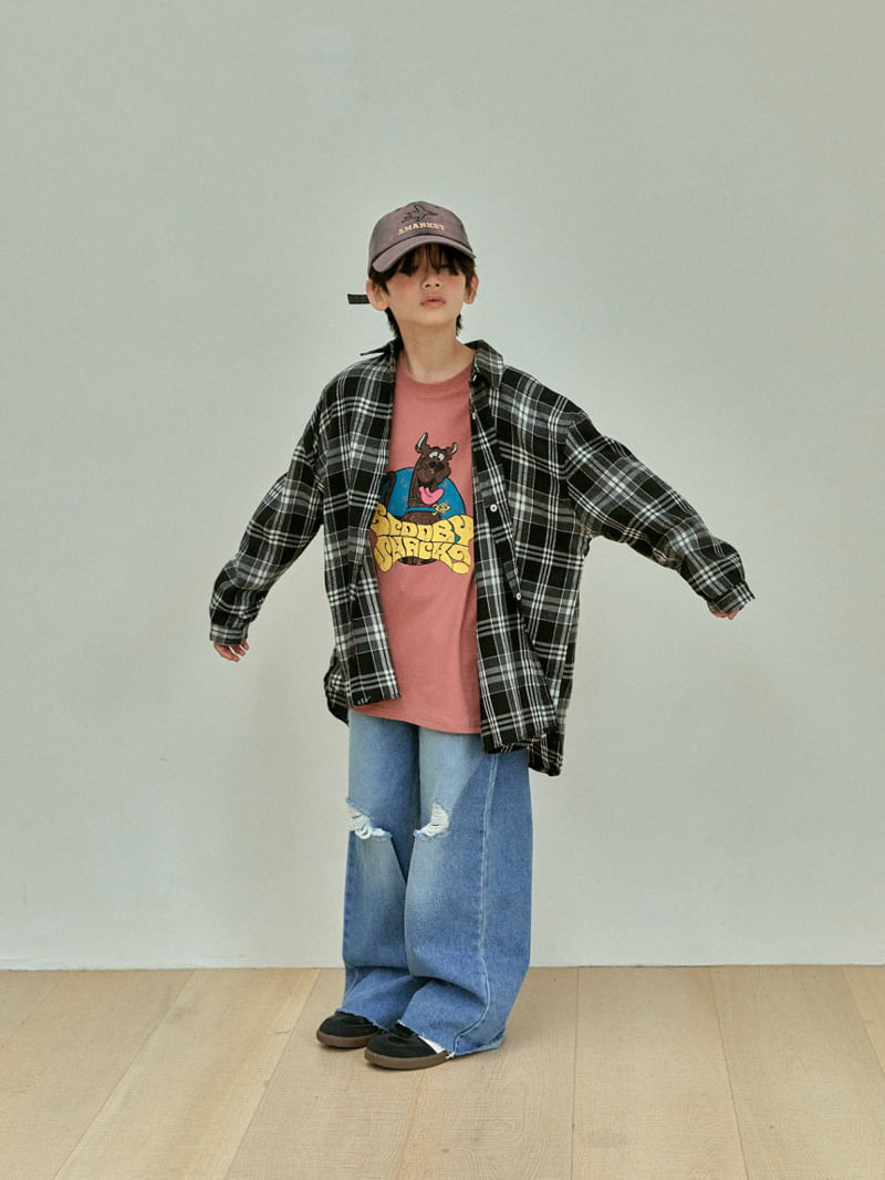 A-Market - Korean Children Fashion - #kidsstore - Vintage Denim Pants - 10