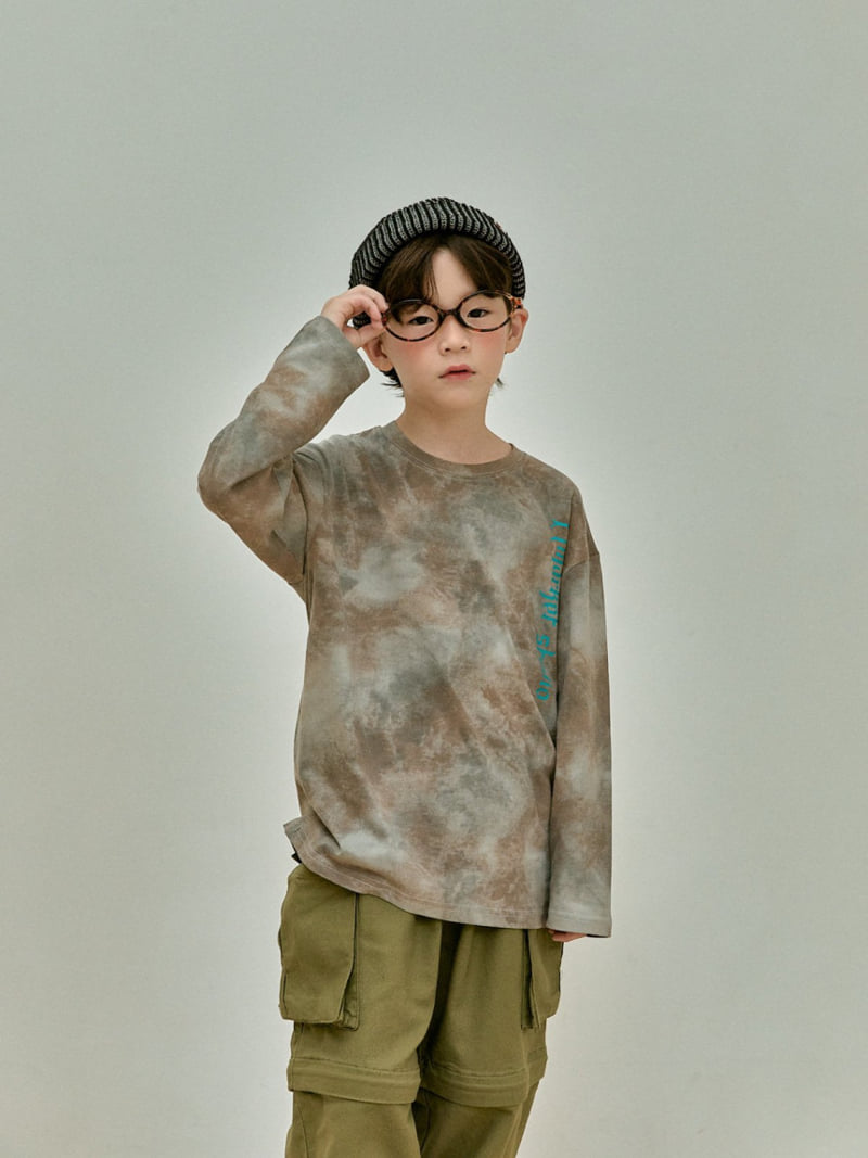 A-Market - Korean Children Fashion - #kidzfashiontrend - Box Water Pigment Tee - 7