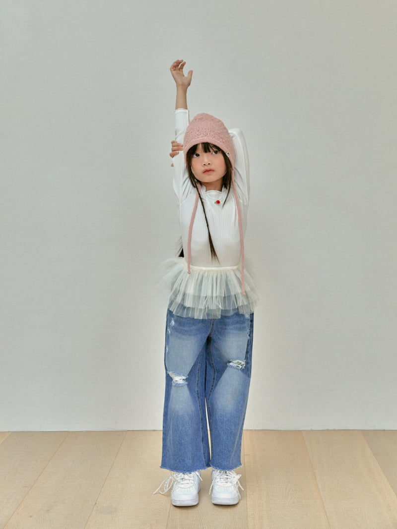 A-Market - Korean Children Fashion - #kidzfashiontrend - Vintage Denim Pants - 11