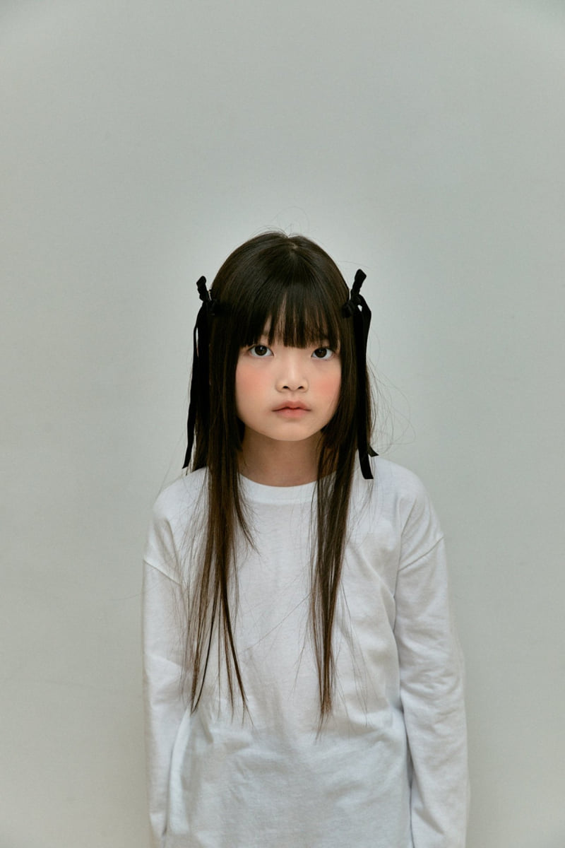 A-Market - Korean Children Fashion - #kidzfashiontrend - Velvet Ribbon Hairpin - 7