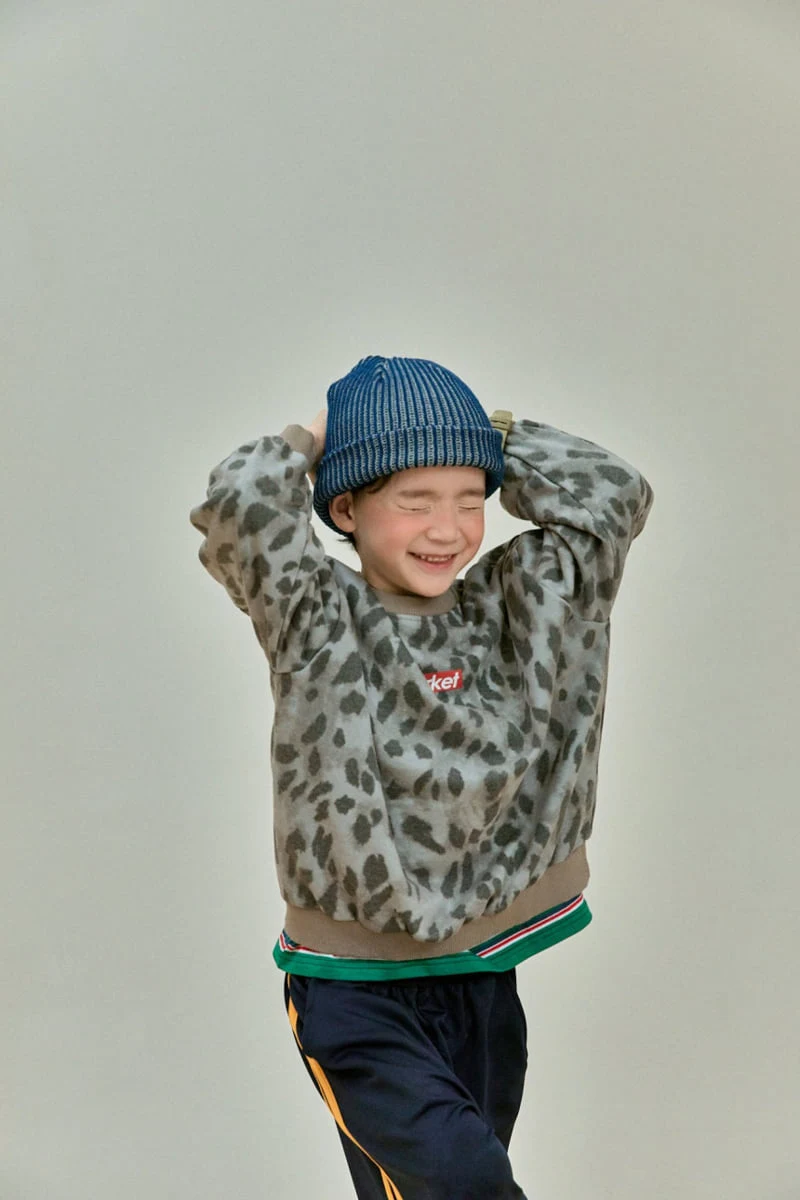 A-Market - Korean Children Fashion - #littlefashionista - Leopard Sweatshirts - 11