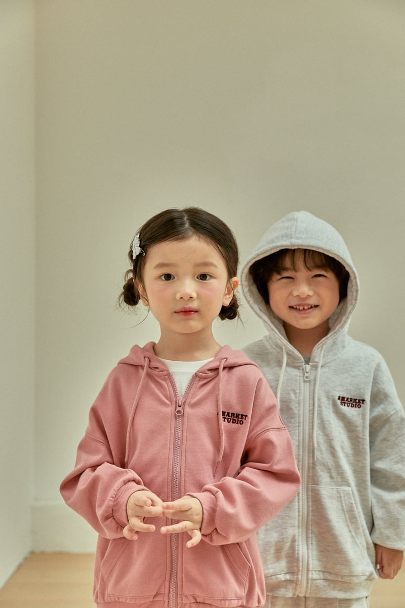 A-Market - Korean Children Fashion - #littlefashionista - Classic Hood Zip-up - 9