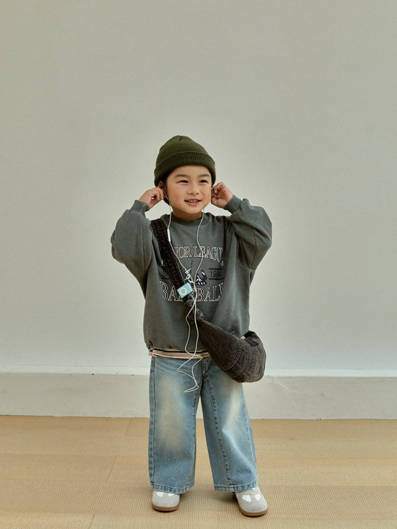 A-Market - Korean Children Fashion - #littlefashionista - Denim Wide Pants - 7