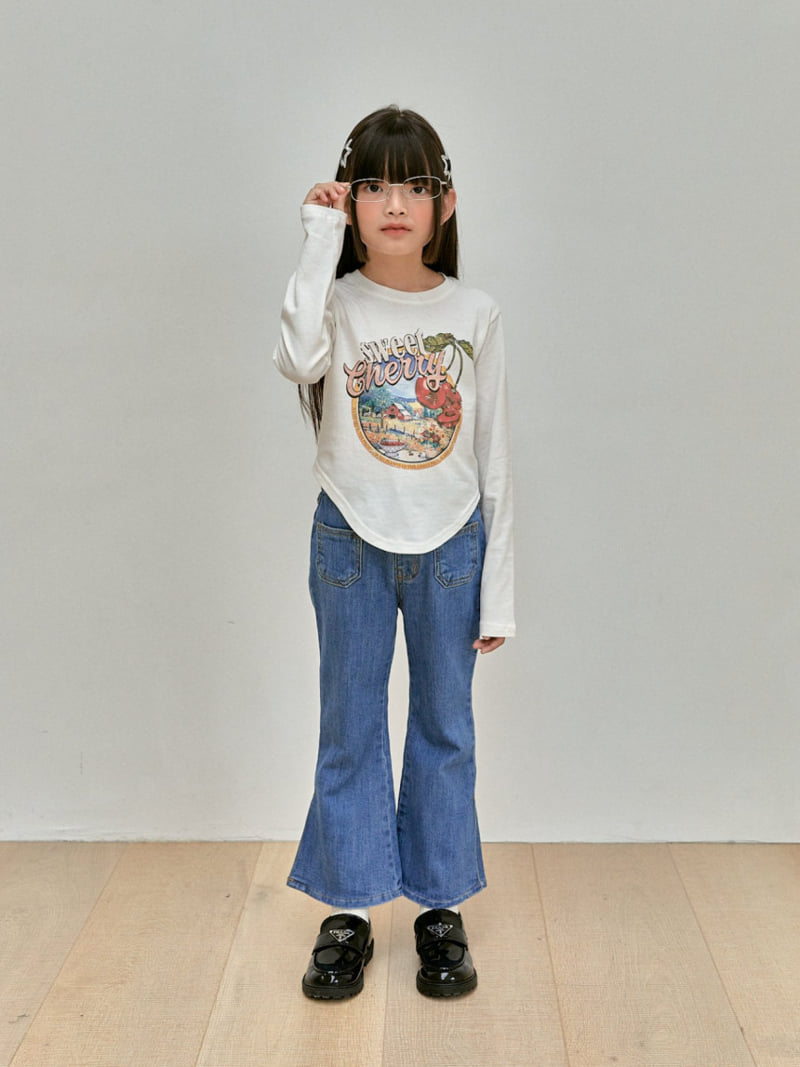 A-Market - Korean Children Fashion - #littlefashionista - Slit Bootscut Pants - 5