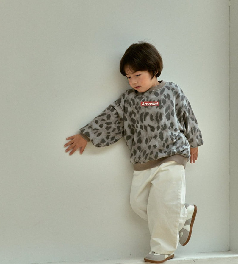 A-Market - Korean Children Fashion - #magicofchildhood - Leopard Sweatshirts - 12