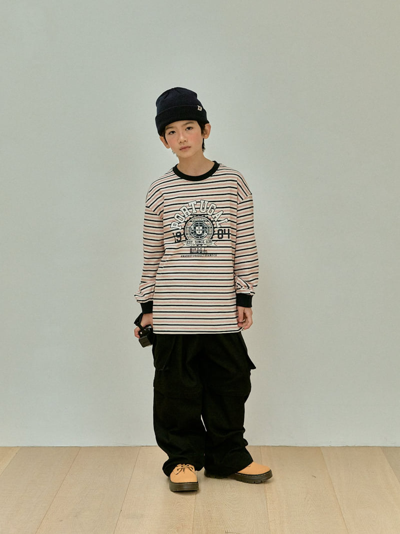 A-Market - Korean Children Fashion - #magicofchildhood - Stripe Porto Tee - 7