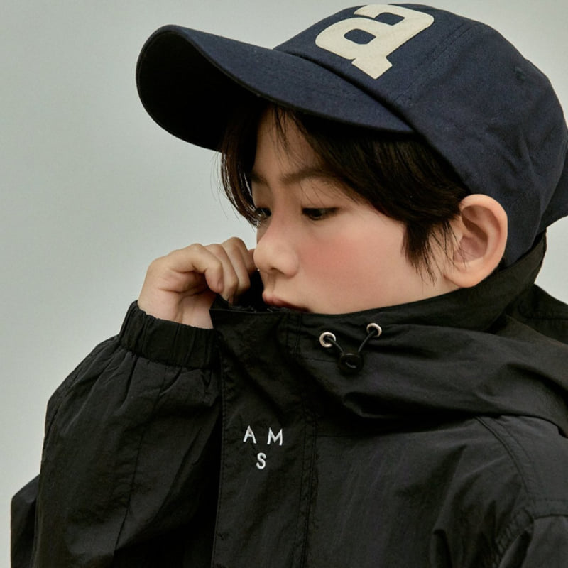 A-Market - Korean Children Fashion - #magicofchildhood - Black Hood Windbreaker - 2