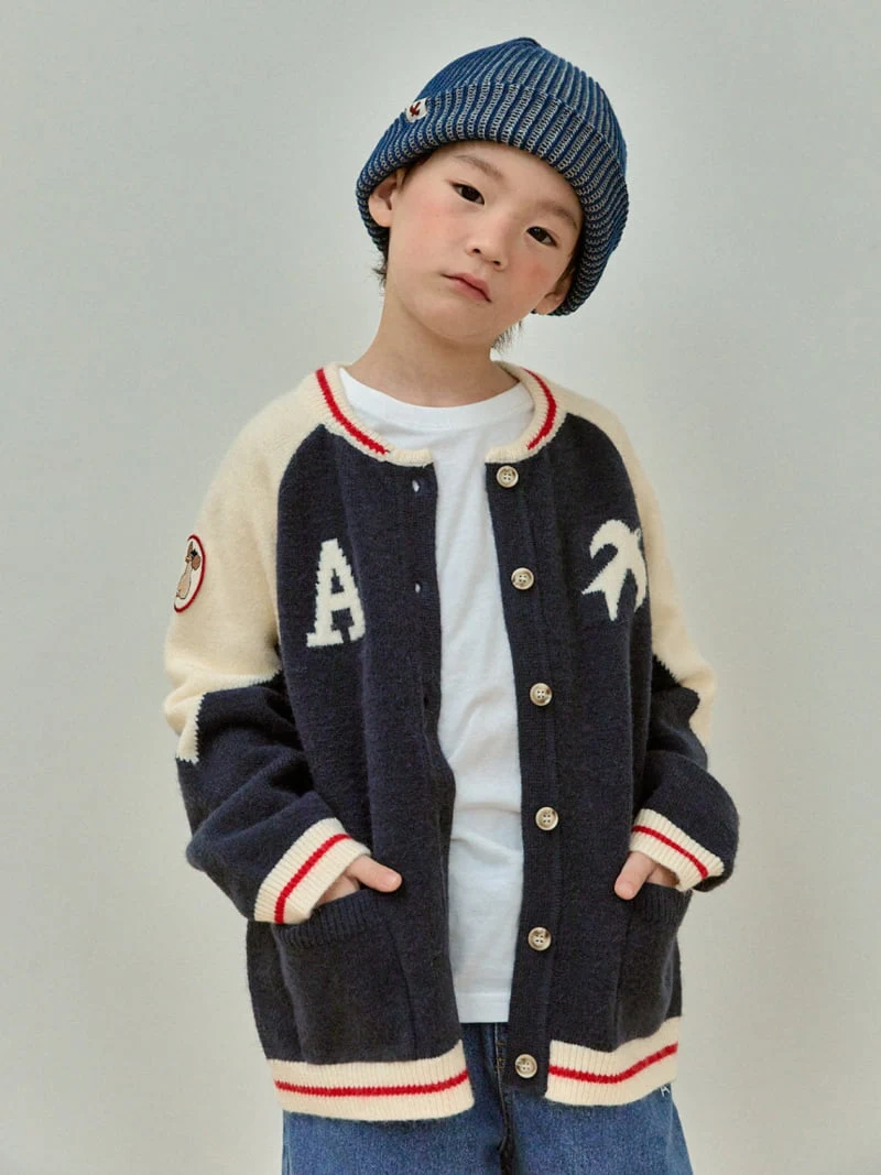 A-Market - Korean Children Fashion - #minifashionista - A Combi Cardigan - 3