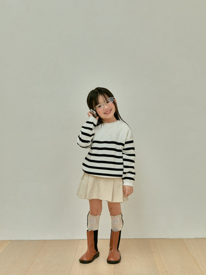 A-Market - Korean Children Fashion - #minifashionista - Marant Stripe Tee with Mom - 5