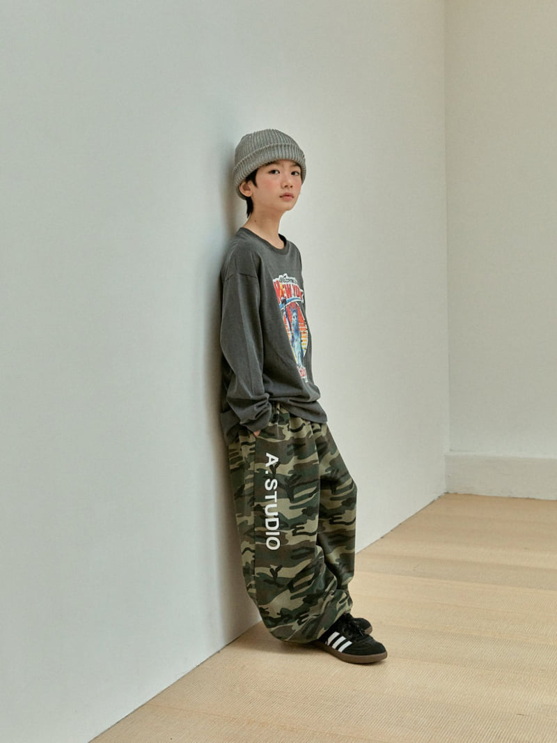 A-Market - Korean Children Fashion - #minifashionista - Military Jogger Pants - 9