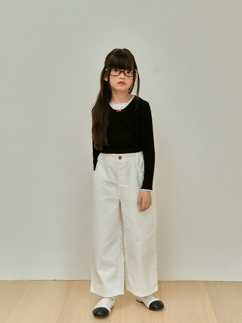 A-Market - Korean Children Fashion - #prettylittlegirls - Cotton Pants - 2