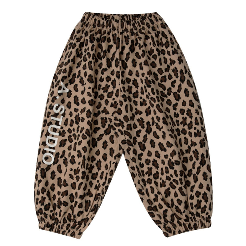 A-Market - Korean Children Fashion - #prettylittlegirls - Leopard Jogger Pants