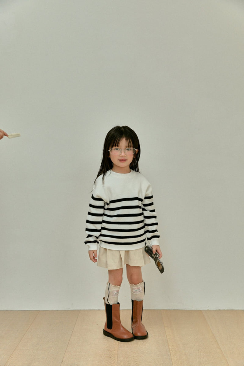 A-Market - Korean Children Fashion - #stylishchildhood - Marant Stripe Tee with Mom - 9