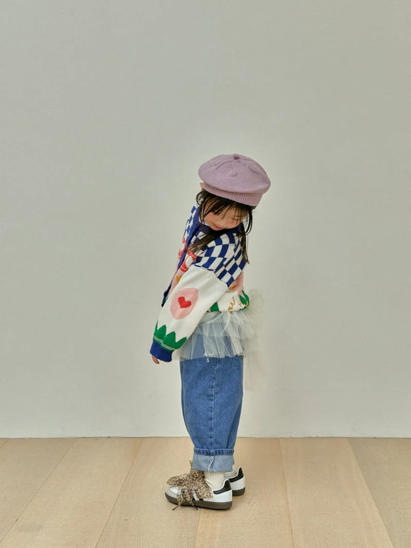 A-Market - Korean Children Fashion - #todddlerfashion - Chess Duck Cardigan - 11