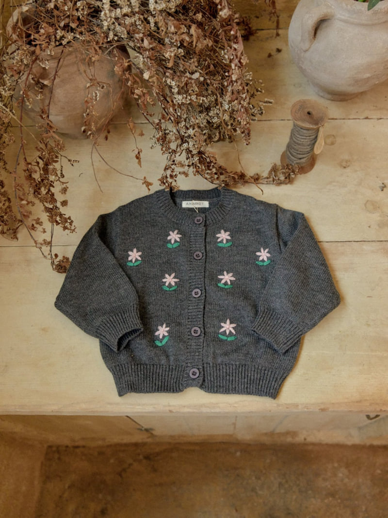 A-Market - Korean Children Fashion - #todddlerfashion - Flower Cardigan with Mom - 11