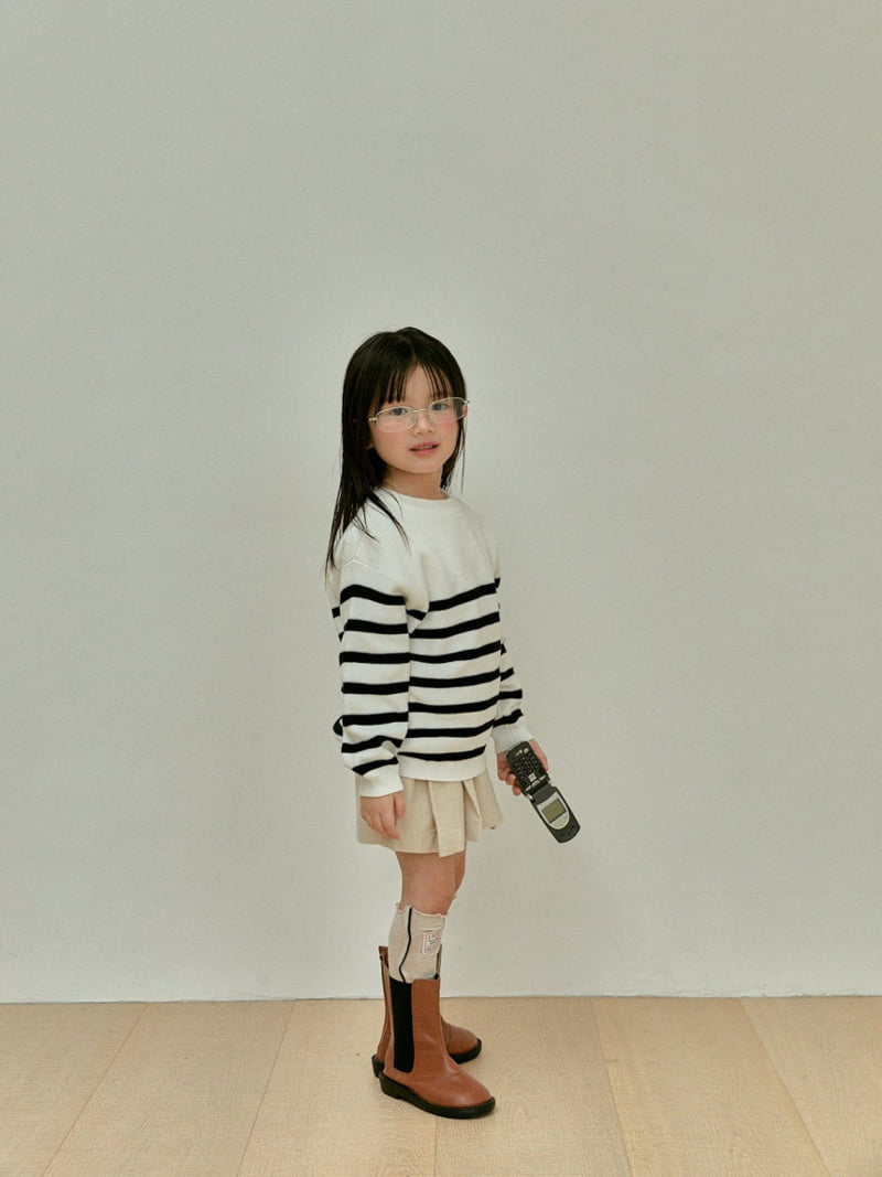 A-Market - Korean Children Fashion - #todddlerfashion - Marant Stripe Tee with Mom - 7