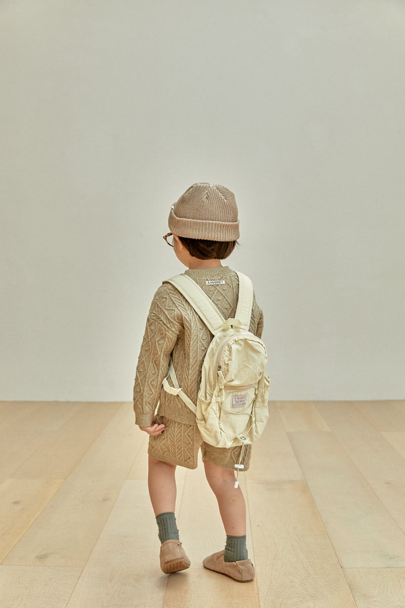 A-Market - Korean Children Fashion - #toddlerclothing - String Backpack with Mom - 5