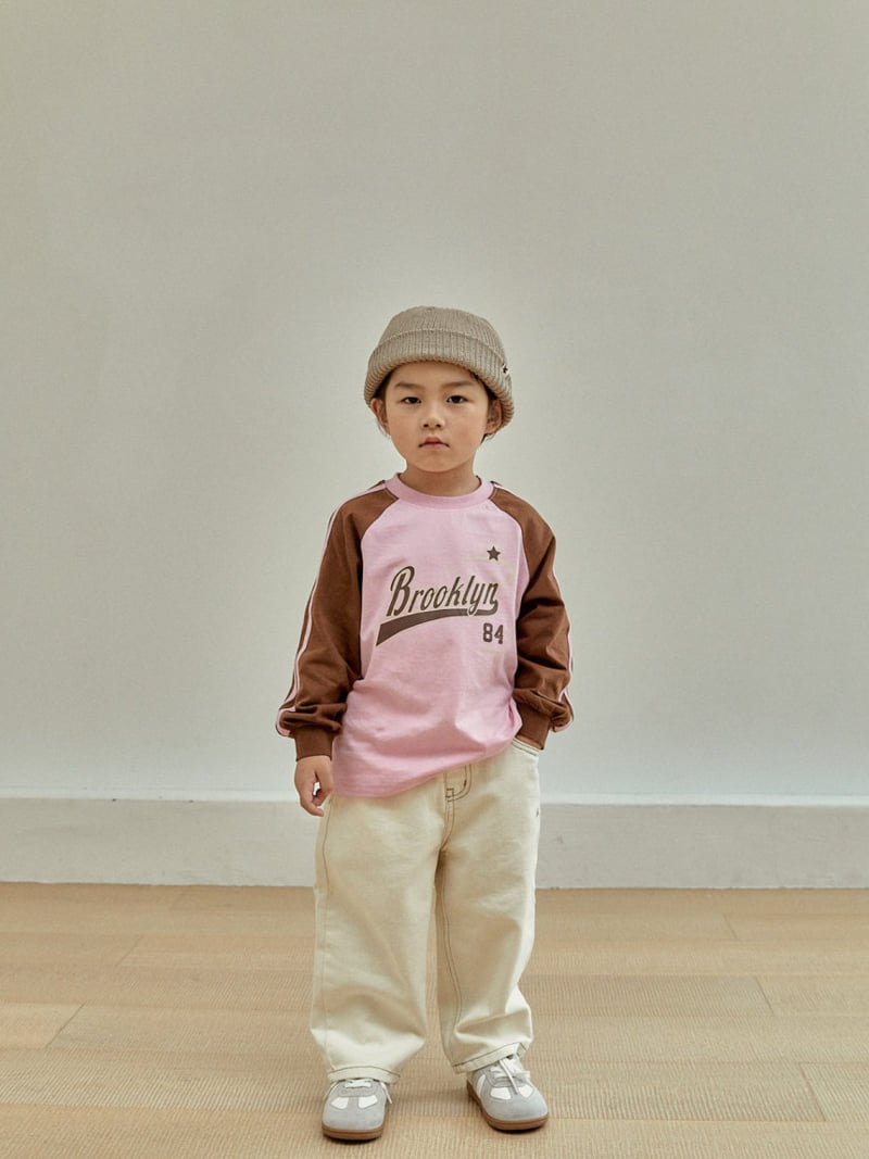 A-Market - Korean Children Fashion - #toddlerclothing - Stitch Cotton Pants - 3