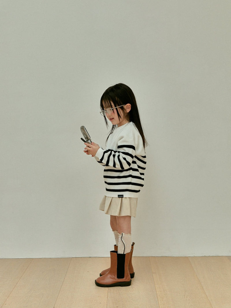 A-Market - Korean Children Fashion - #toddlerclothing - Marant Stripe Tee with Mom - 8