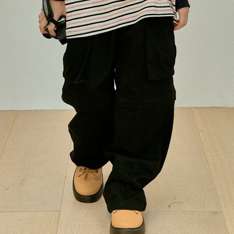 A-Market - Korean Children Fashion - #toddlerclothing - Two Way Cargo Pants