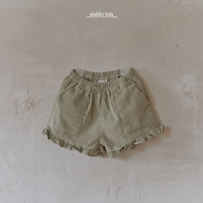 Aladin - Korean Baby Fashion - #babyclothing - Fall Frill Short Pants - 2