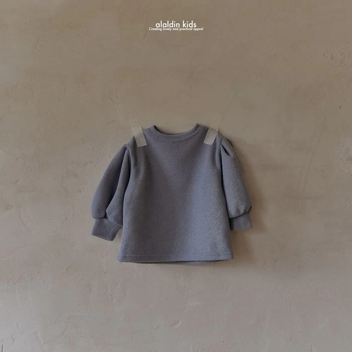 Aladin - Korean Baby Fashion - #babyoninstagram - Puff Knit Pullover - 5