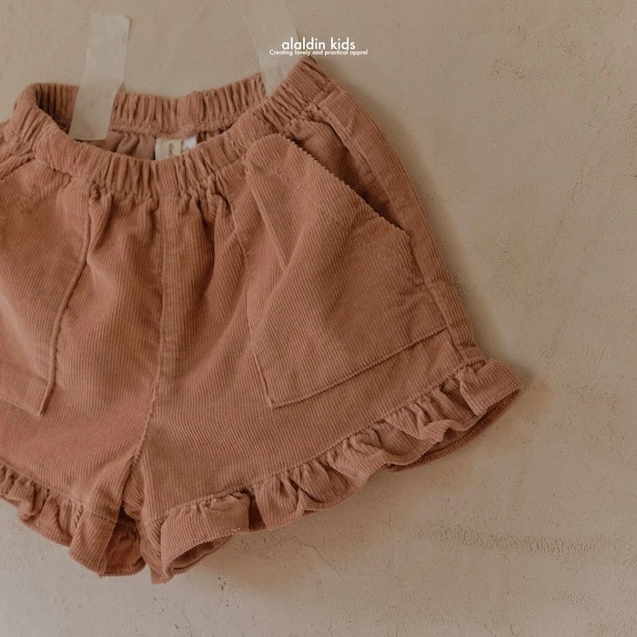 Aladin - Korean Baby Fashion - #babyoutfit - Fall Frill Short Pants - 10