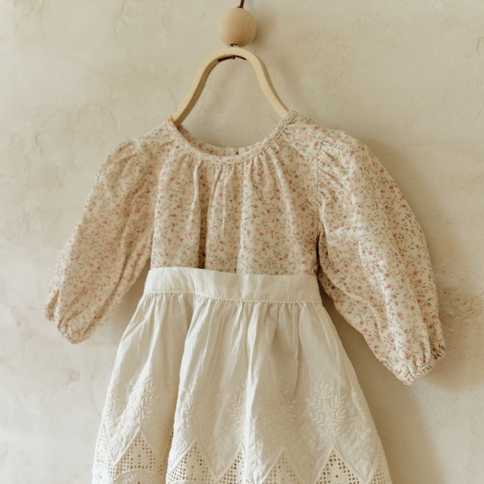 Aladin - Korean Baby Fashion - #babyoutfit - Lace Apron - 5