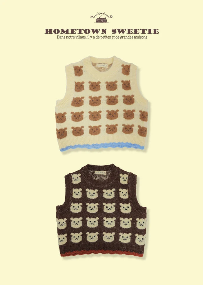 Amber - Korean Children Fashion - #childofig - Knit Vest