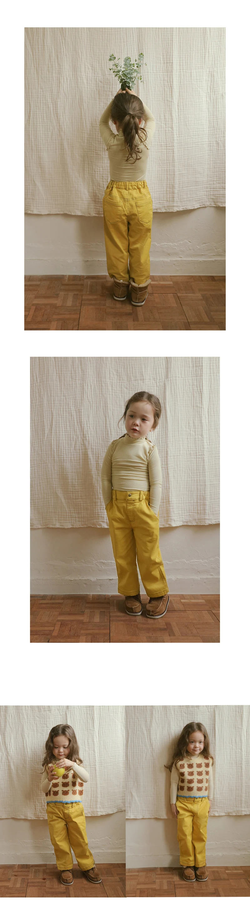 Amber - Korean Children Fashion - #fashionkids - Coloring Cotton Span Pants - 4