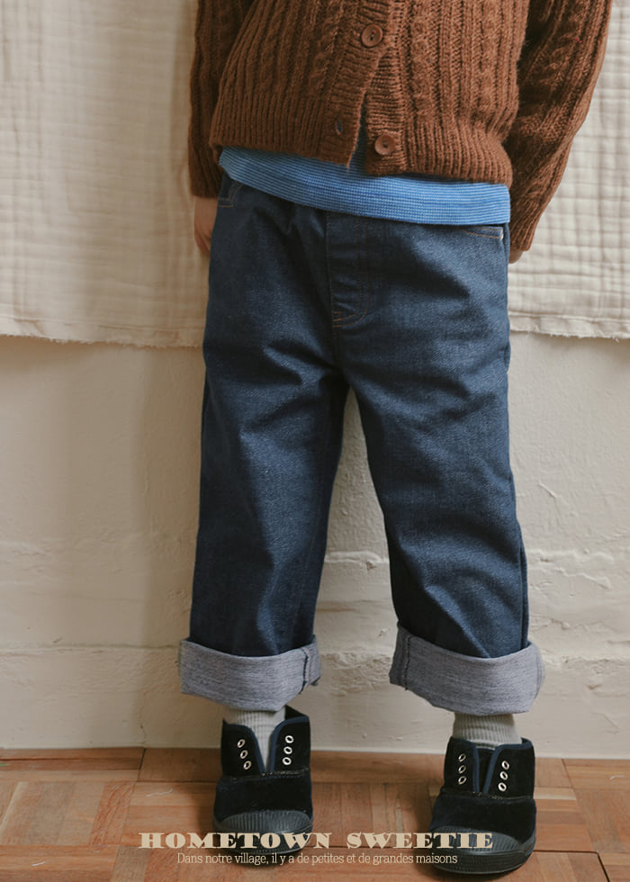 Amber - Korean Children Fashion - #minifashionista - Roll-up Denim Pants