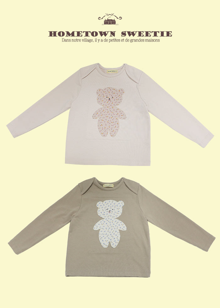 Amber - Korean Children Fashion - #todddlerfashion - Tongtong Bear Tee