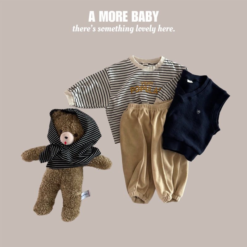 Amore - Korean Baby Fashion - #babyfever - Bebe Peanut Vest - 4